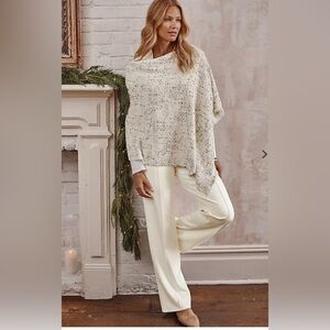 🤍 J. Jill Wearever Cream Straight Leg Trousers 2X – Women’s Stretchy 🤍